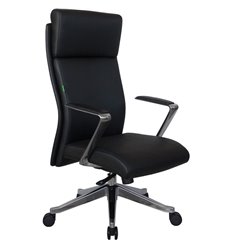 Riva Chair A1511 черное, алюминий, кожа