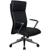 Riva Chair A1511 черное, алюминий, кожа фото 1