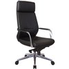 Riva Chair A1815 черное, алюминий, кожа фото 1