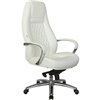 Riva Chair F185 белое, хром, кожа фото 1