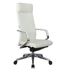 Офисное кресло RV DESIGN Mone A1811 белое, алюминий, кожа фото 1