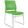 Riva Chair D918 зеленый, хромированный пруток, пластик фото 1