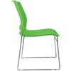 Riva Chair D918 зеленый, хромированный пруток, пластик фото 3