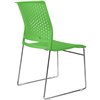 Riva Chair D918 зеленый, хромированный пруток, пластик фото 4