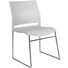 Riva Chair D918 светло-серый, хромированный пруток, пластик фото 1