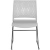 Riva Chair D918 светло-серый, хромированный пруток, пластик фото 2