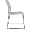 Riva Chair D918 светло-серый, хромированный пруток, пластик фото 3