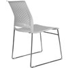 Riva Chair D918 светло-серый, хромированный пруток, пластик фото 4