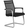 Riva Chair 801 E черное, хром, спинка сетка фото 1