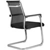 Riva Chair 801 E черное, хром, спинка сетка фото 4