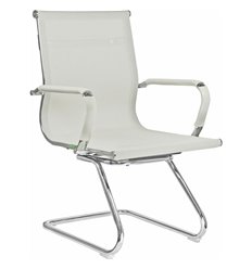 Riva Chair 6001-3E белое, хром, сетка