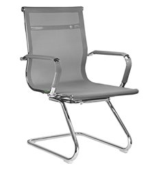 Riva Chair 6001-3E серое, хром, сетка