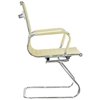 Riva Chair 6002-3E светло-бежевое, хром, экокожа фото 3