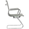Riva Chair 6002-3E серое, хром, экокожа фото 3