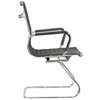 Riva Chair 6002-3E черное, хром, экокожа фото 3