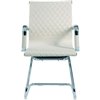 Riva Chair 6016-3 светло-бежевое, хром, экокожа фото 2