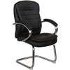Riva Chair 9024-4 черное, хром, экокожа фото 1