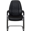 Riva Chair F385 черное, хром, кожа фото 2