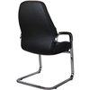 Riva Chair F385 черное, хром, кожа фото 4