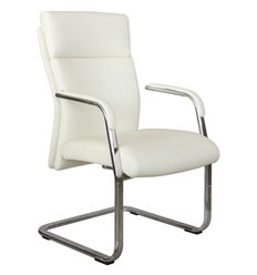 Офисное кресло RV DESIGN Dali-SF C1511 белое, хром, кожа фото 1