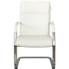 Riva Chair C1511 белое, хром, кожа фото 2