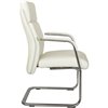 Riva Chair C1511 белое, хром, кожа фото 3