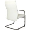 Riva Chair C1511 белое, хром, кожа фото 4