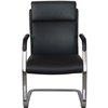 Riva Chair C1511 черное, хром, кожа фото 2