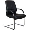 Riva Chair C1815 черное, хром, кожа фото 1