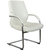 Riva Chair C1815 белое, хром, кожа фото 1