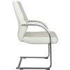 Riva Chair C1815 белое, хром, кожа фото 3