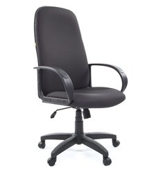 Кресло для руководителя CHAIRMAN 279 JP15-1 черно-серый, ткань фото 1