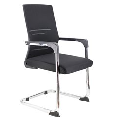 Офисное кресло EVERPROF Visit, сетка/ткань, цвет черный фото 1
