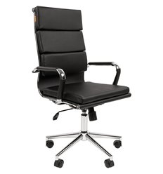 Офисное кресло CHAIRMAN 750 черный, экокожа фото 1
