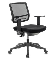 Офисное кресло Бюрократ CH-535/B/TW-11, сетка/ткань, цвет черный фото 1