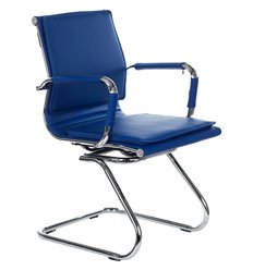 Кресло Бюрократ CH-993-LOW-V/BLUE для посетителя, цвет синий