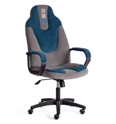 Офисное кресло TETCHAIR NEO 2 (22) флок, серый/синий фото 1
