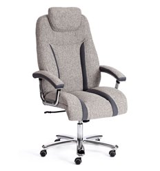 Кресло прочное TETCHAIR Trust (max) ткань, серый фото 1