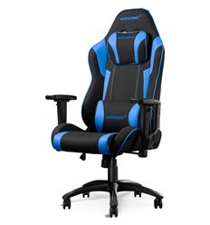 Кресло для руководителя AKRacing CORE EX SE Black/Blue, экокожа/ткань, цвет черный/синий фото 1