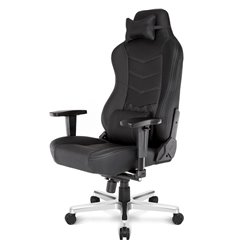 Офисное кресло AKRacing ONYX DELUX, кожа, цвет черный фото 1