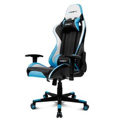 Кресло прочное DRIFT DR175 PU Leather black/blue/white, экокожа, цвет черный/синий/белый фото 1