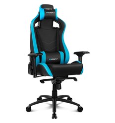 Геймерское кресло DRIFT DR500 PU Leather black/blue, экокожа, цвет черный/синий фото 1