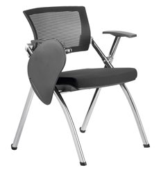 Riva Chair 462TEC черное, хром, спинка сетка, с пюпитром