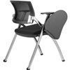 Riva Chair 462TEC черное, хром, спинка сетка, с пюпитром фото 4