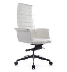 Офисное кресло RV DESIGN Rubens A1819-2 белый, алюминий, кожа фото 1