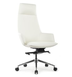 Офисное кресло RV DESIGN Spell A1719 белый, алюминий, кожа фото 1