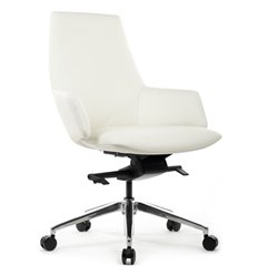 Офисное кресло RV DESIGN Spell-M B1719 белый, алюминий, кожа фото 1