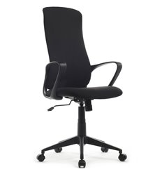 Офисное кресло RV DESIGN Slac CX1438H черная ткань, черный пластик фото 1