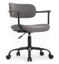 Офисное кресло RV DESIGN Kolin W-231 серая ткань, черный каркас фото 1