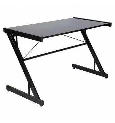 Стол Бюрократ DELTA-115/BLACK письменный, стеклянный, цвет черный